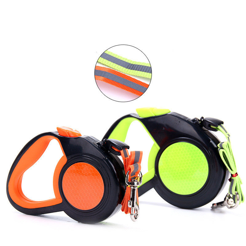 Reflective Retractable Dog Leash – 3m, 5m & 8m with Non-Slip Grip