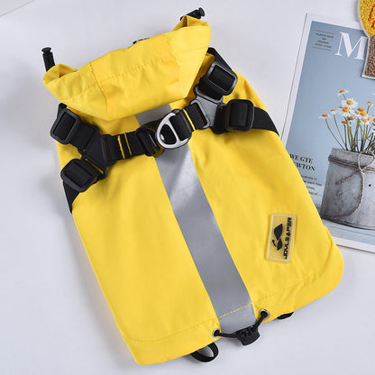 Waterproof Dog Windbreaker Jacket – Reflective Rain Coat for Small Dogs (S–2XL)