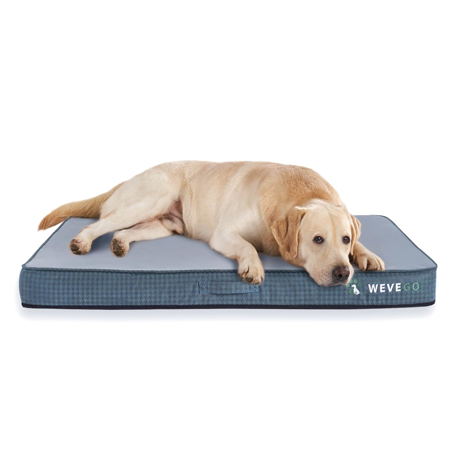 WEVEGO Orthopedic Dog Bed – Cooling Gel Memory Foam, Flannel Cover & Waterproof Liner