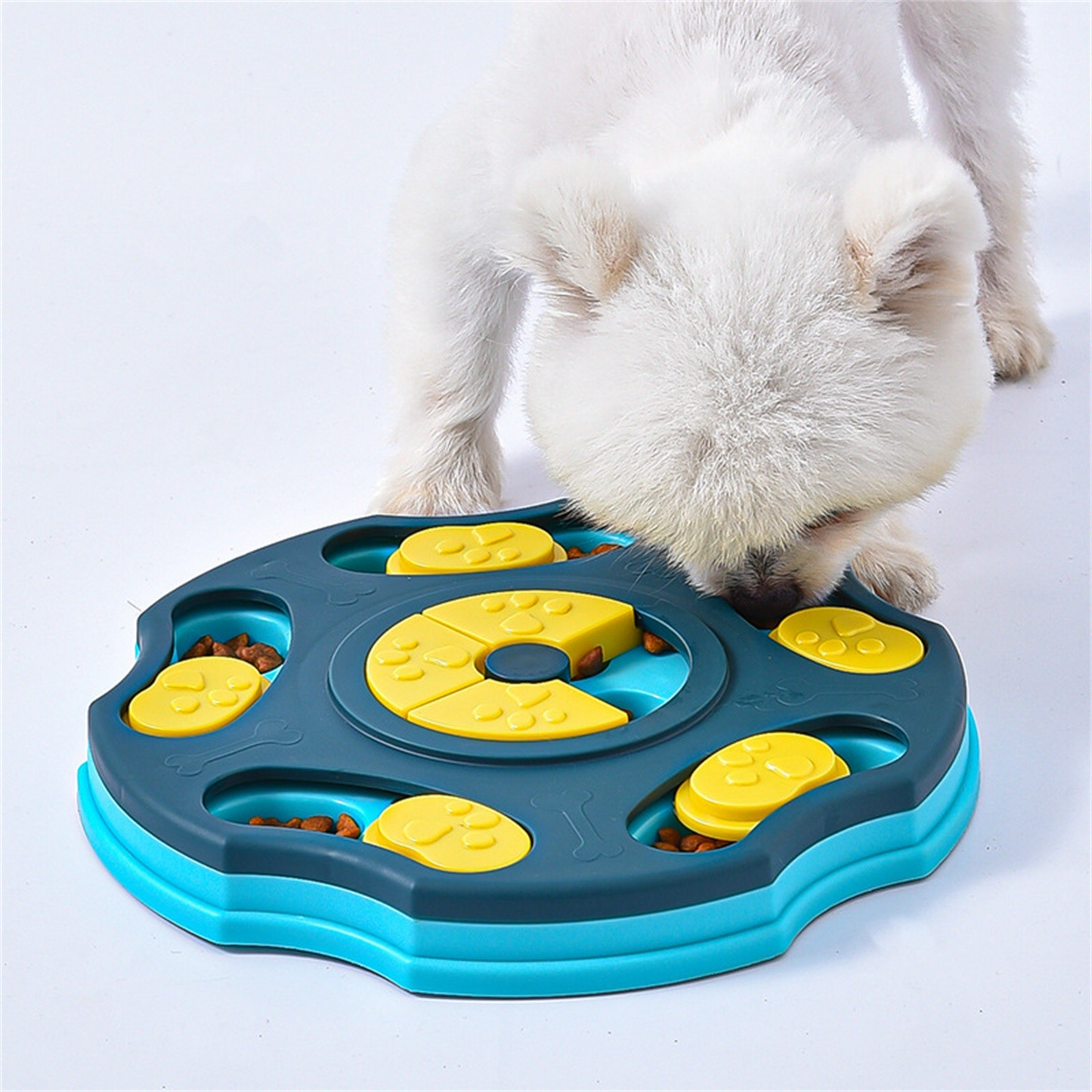 Dog Slow Feeder Puzzle Bowl – Interactive, Anti-Gulping, Mental Stimulation