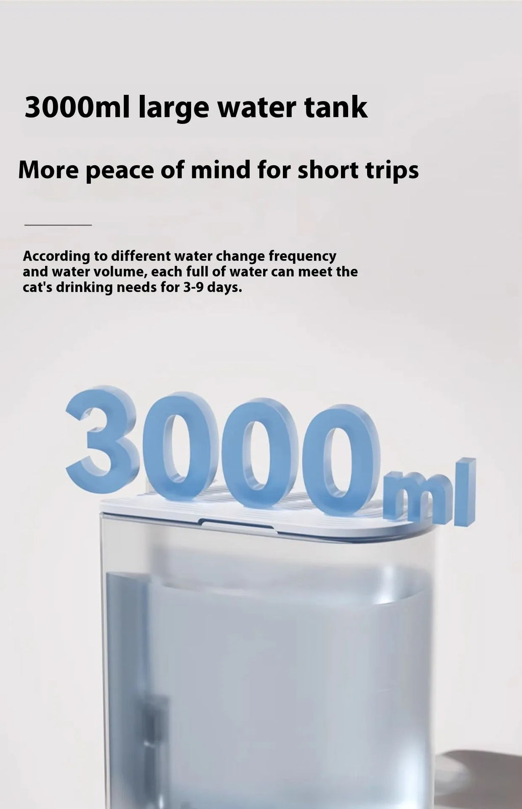 Cordless Pet Water Fountain | Smart Low-Water Alerts, Rechargeable, Quiet, Easy Clean