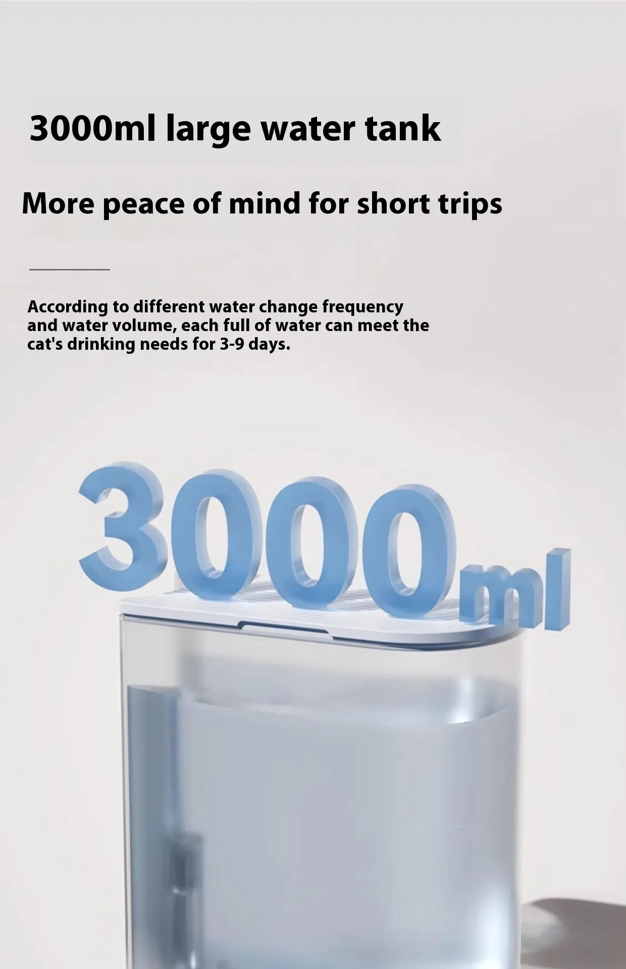 Cordless Pet Water Fountain | Smart Low-Water Alerts, Rechargeable, Quiet, Easy Clean